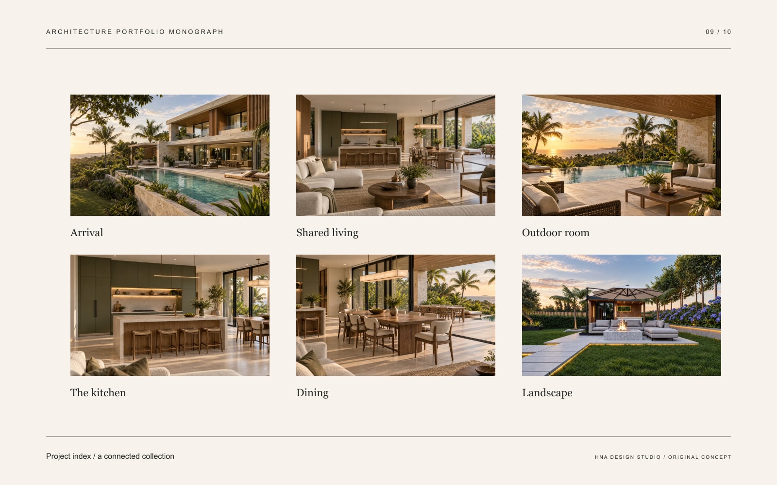 Original graphic study: Project index / a connected collection