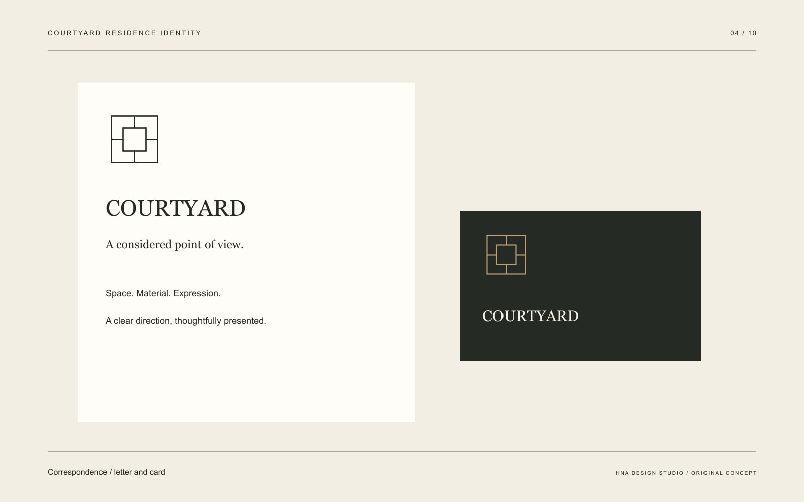 Original graphic study: Correspondence / letter and card
