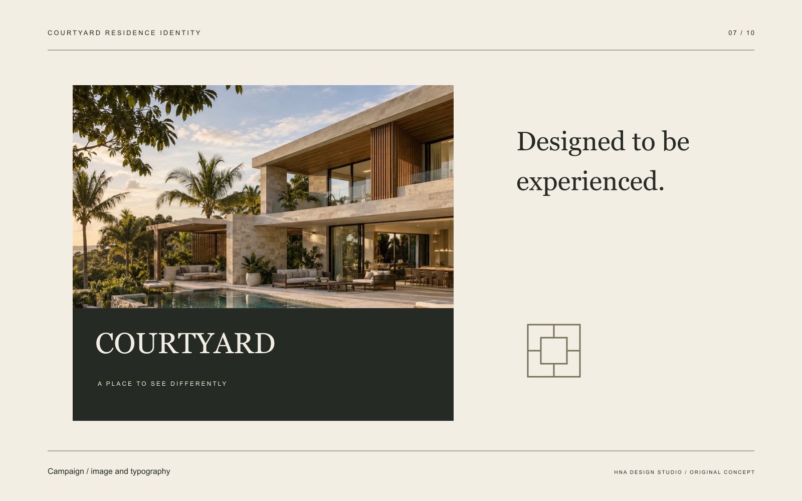 Original graphic study: Campaign / image and typography