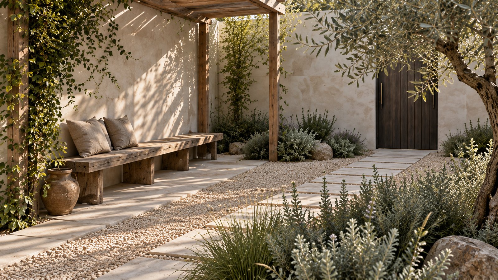 AI-assisted concept visualization: Leaf texture and timber seat detail