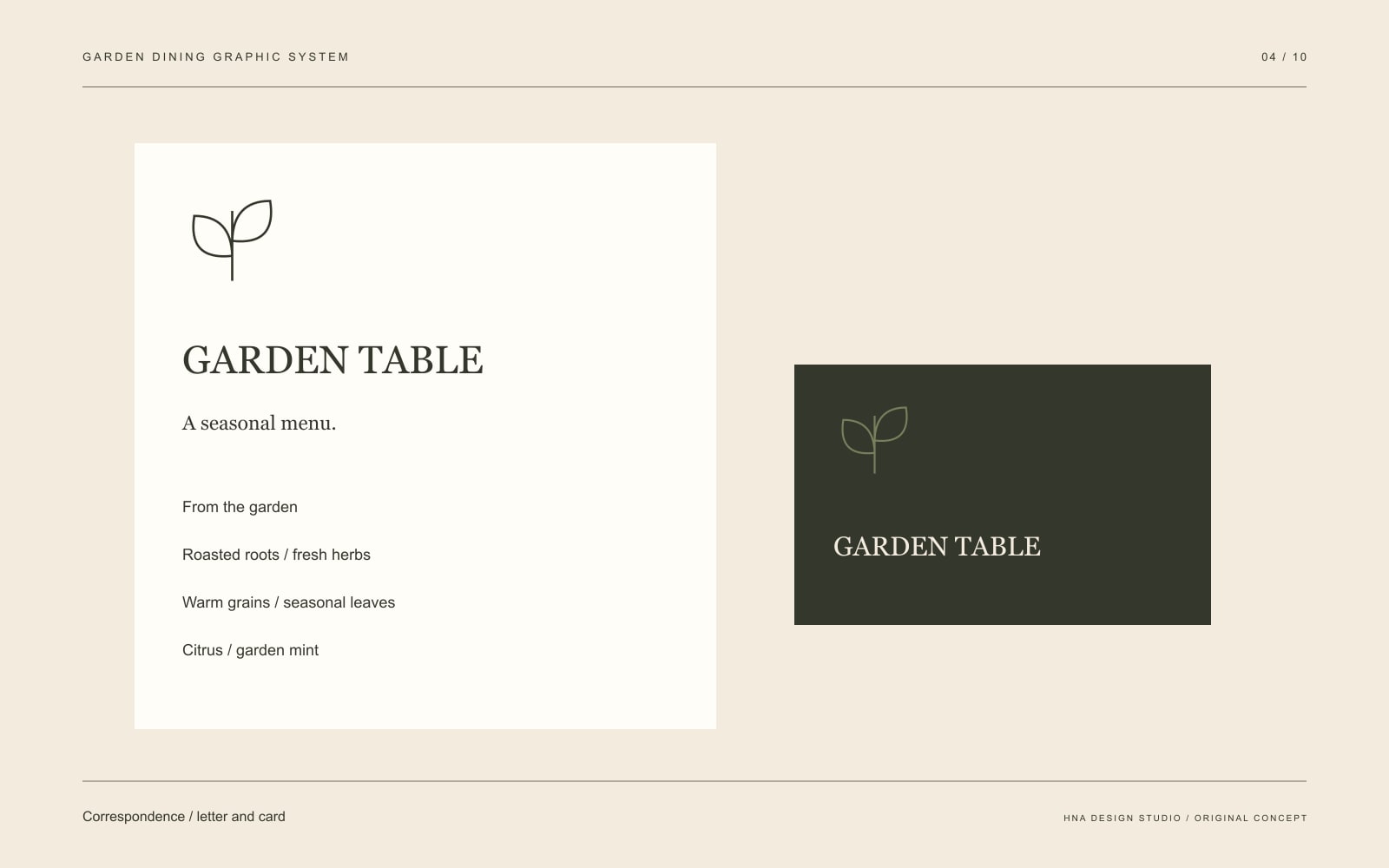 Original graphic study: Correspondence / letter and card