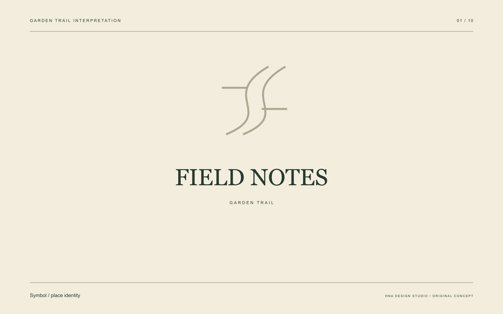 Original graphic study: Symbol / place identity