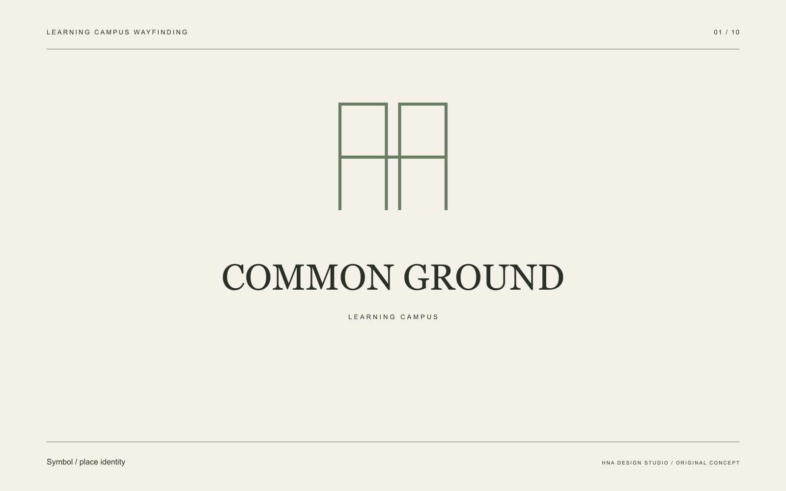 Original graphic study: Symbol / place identity