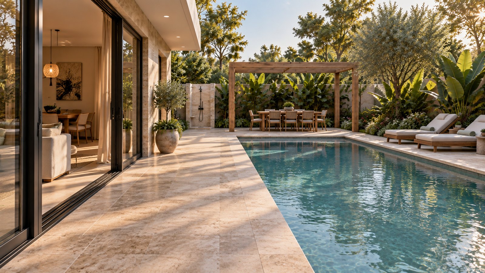 AI-assisted concept visualization: House-to-pool threshold