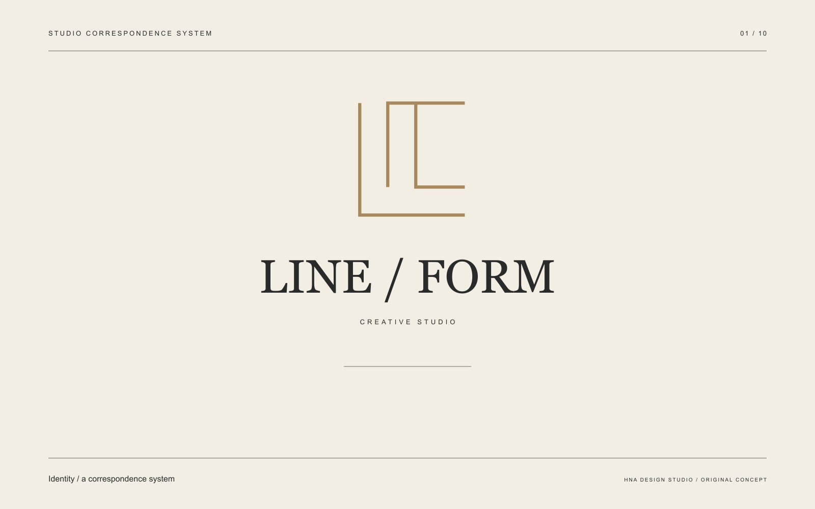 Original graphic study: Identity / a correspondence system